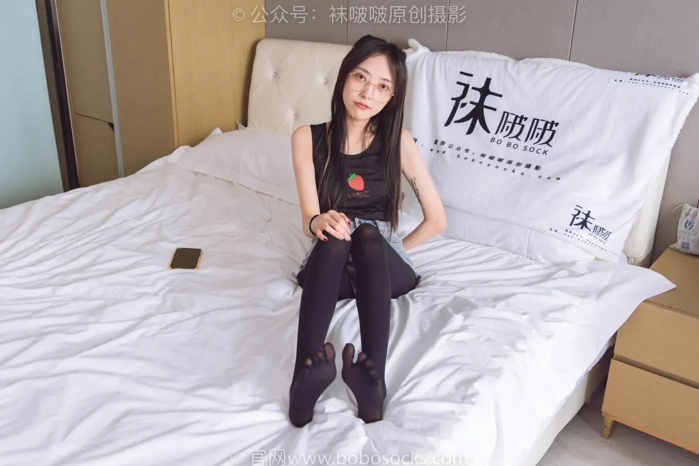 [BoBoSocks袜啵啵]NO.192 稚予-高跟鞋、黑色五指袜 [139P]插图